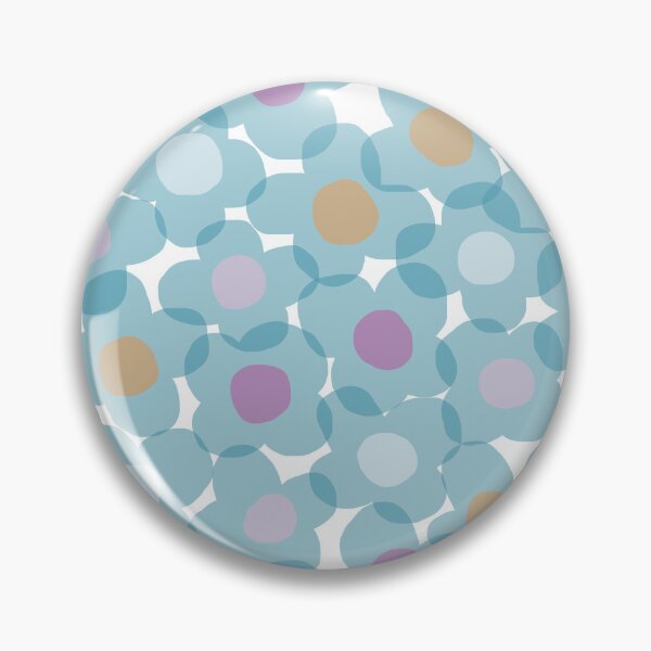 Item preview, Iconic Nordic Watercolor Blue Flowers designed and sold by Deutschic.