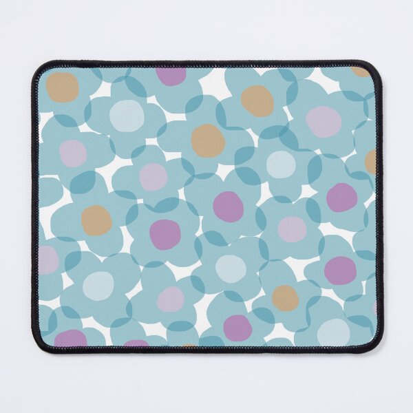 Item preview, Iconic Nordic Watercolor Blue Flowers designed and sold by Deutschic.