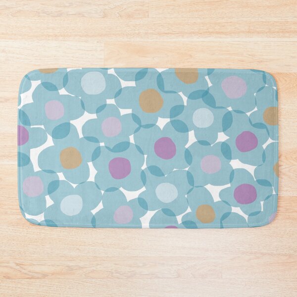 Item preview, Iconic Nordic Watercolor Blue Flowers designed and sold by Deutschic.