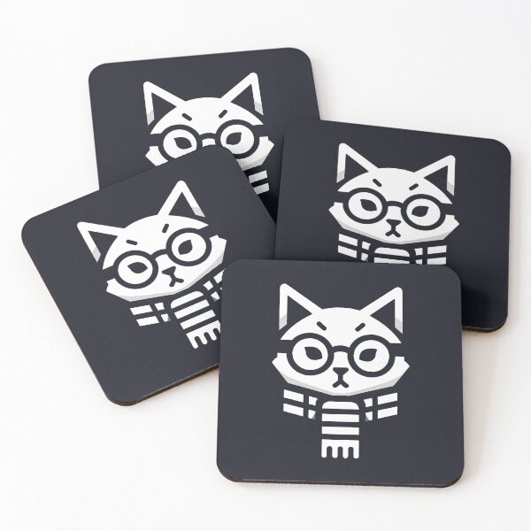 Item preview, Nerdy Cat: A Minimalist Tribute to Intellectual Individuality designed and sold by DethLock.