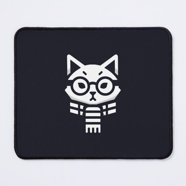 Item preview, Nerdy Cat: A Minimalist Tribute to Intellectual Individuality designed and sold by DethLock.