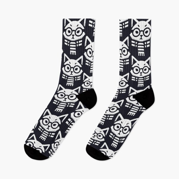 Item preview, Nerdy Cat: A Minimalist Tribute to Intellectual Individuality designed and sold by DethLock.