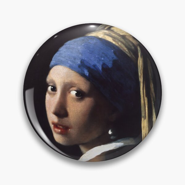 Item preview, The Girl With The Pearl Earring painting designed and sold by khumpa.