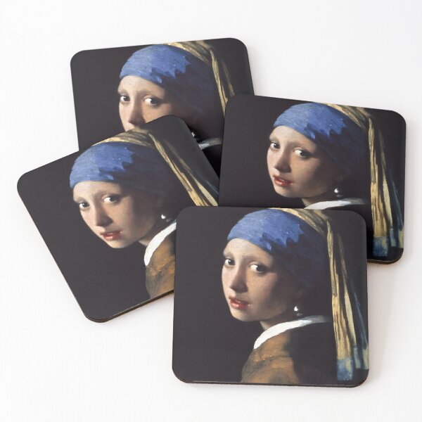 Item preview, The Girl With The Pearl Earring painting designed and sold by khumpa.