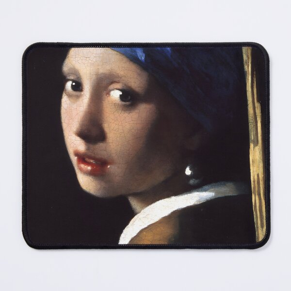 Item preview, The Girl With The Pearl Earring painting designed and sold by khumpa.