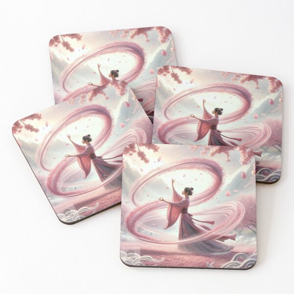 Item preview, Breeze Among Blossoms A Portrait of a Woman Air Bender designed and sold by Te-Ane.