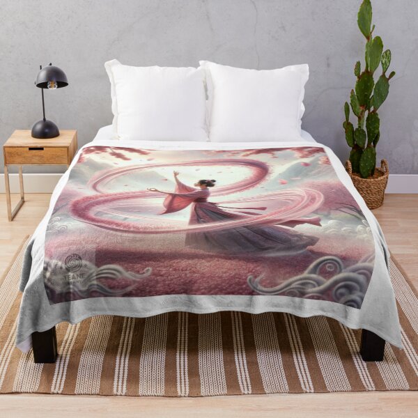 Item preview, Breeze Among Blossoms A Portrait of a Woman Air Bender designed and sold by Te-Ane.