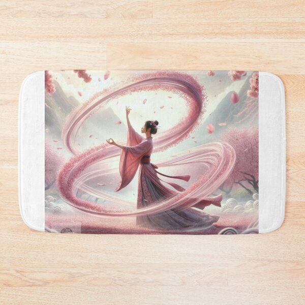 Item preview, Breeze Among Blossoms A Portrait of a Woman Air Bender designed and sold by Te-Ane.