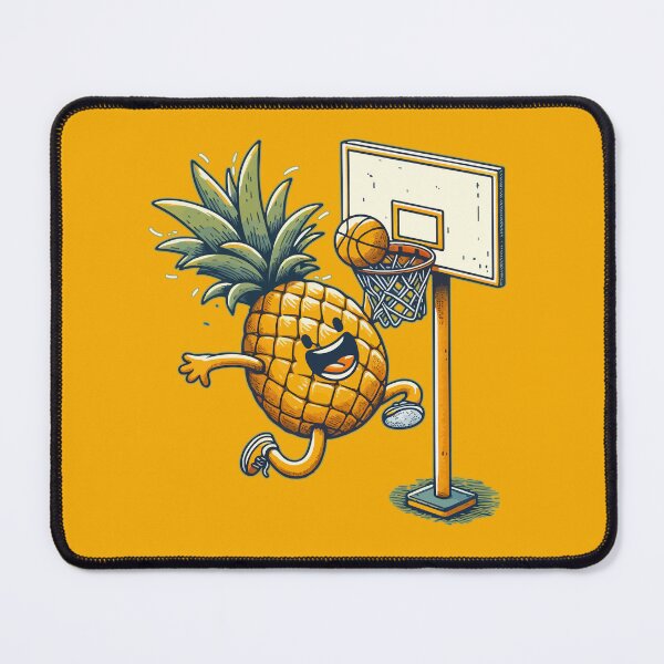 Item preview, Cute Kawaii Pineapple Fruit Dunk Basketball designed and sold by TomFrontierArt.