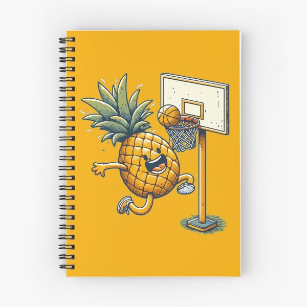 Item preview, Cute Kawaii Pineapple Fruit Dunk Basketball designed and sold by TomFrontierArt.