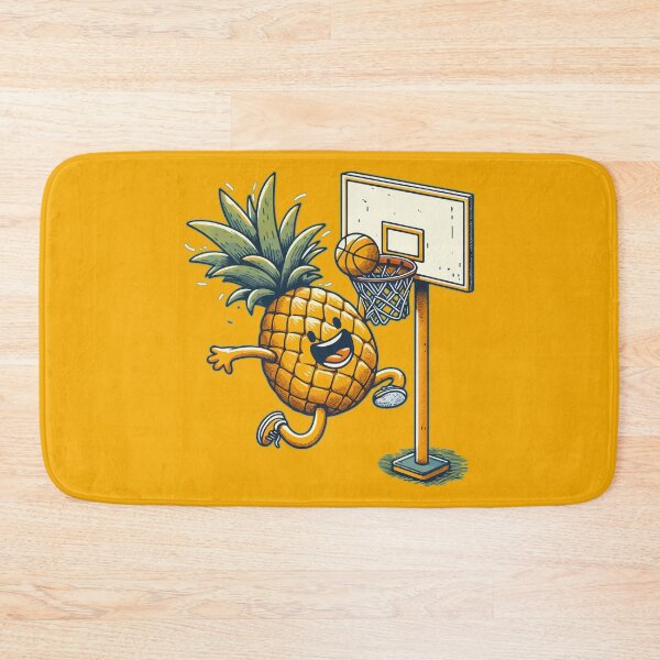 Item preview, Cute Kawaii Pineapple Fruit Dunk Basketball designed and sold by TomFrontierArt.
