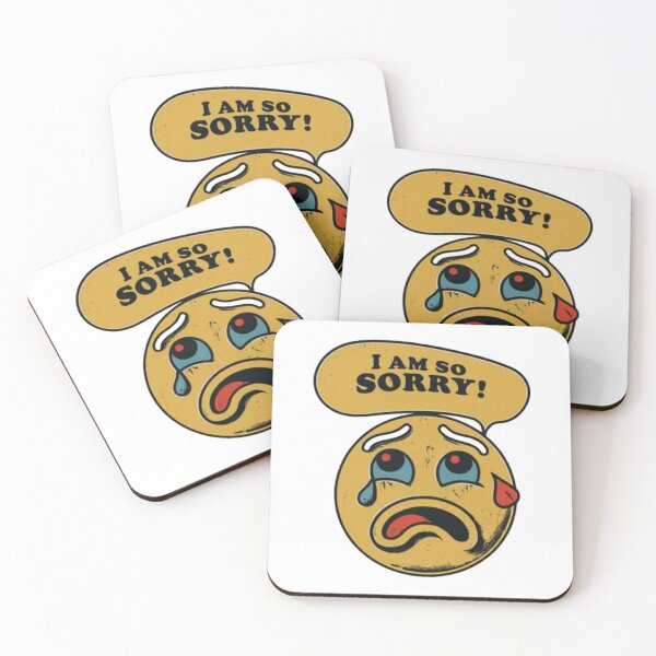 Item preview, " I am so sorry emoji " . Emoji face designed and sold by Obinne.