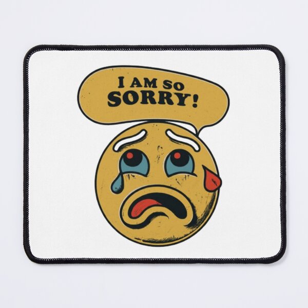 Item preview, " I am so sorry emoji " . Emoji face designed and sold by Obinne.