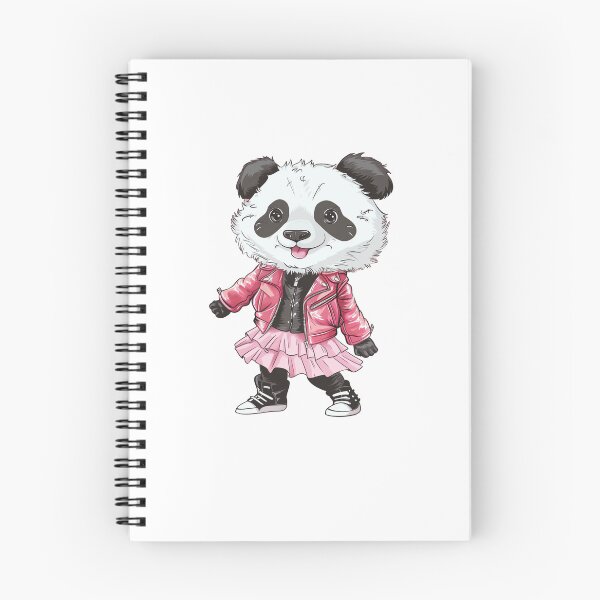 Item preview, Panda in a pink leather jacket designed and sold by Chugai.