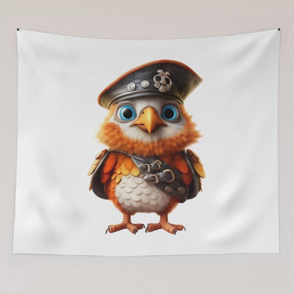 Item preview, Kawaii Owl Pirate designed and sold by KawaiiArtStyle.