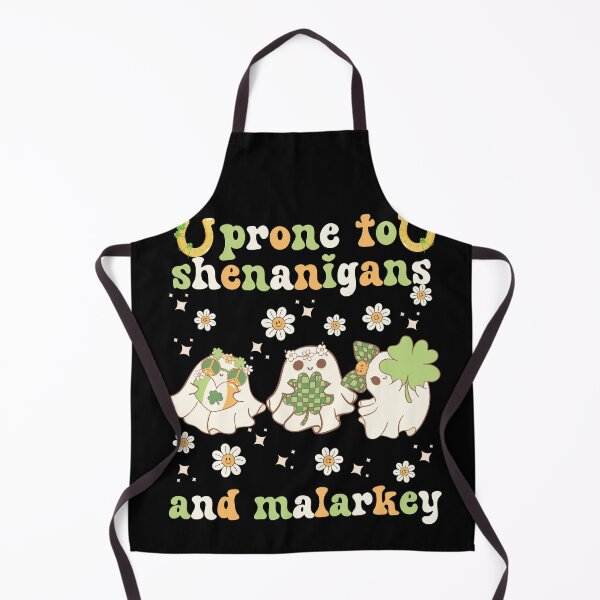 Item preview, Prone To Shenanigans And Malarkey - For Man And Woman Funny St Patrick Groovy designed and sold by Raccoon's World.