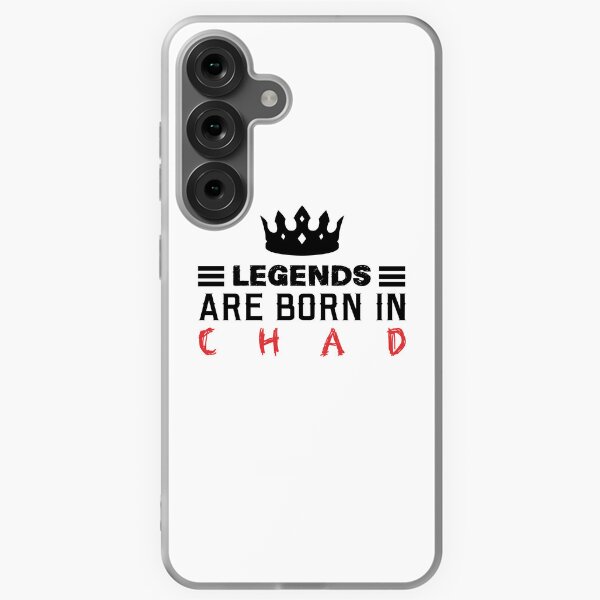 Item preview, Legends are born in Chad designed and sold by BYNDART.