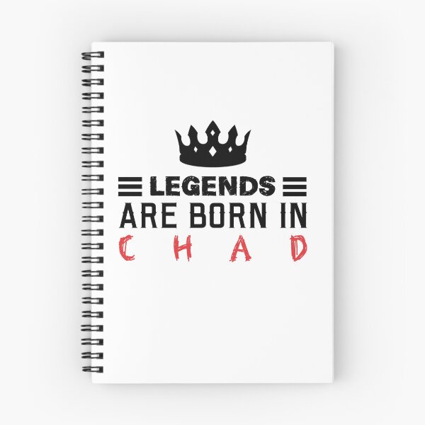 Item preview, Legends are born in Chad designed and sold by BYNDART.