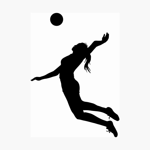 Item preview, Volleyball player designed and sold by Print-Forge.
