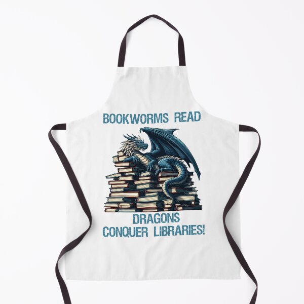 Item preview, Blue Dragon on the pile of books designed and sold by Irbisinthebox.