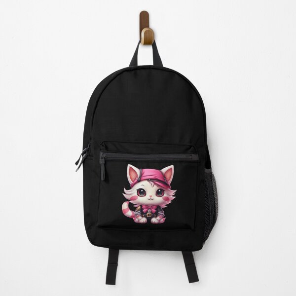 Item preview, Kawaii Pink Cat Pirate designed and sold by KawaiiArtStyle.