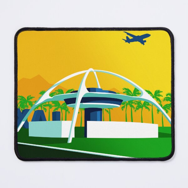 Item preview, LAX Theme Building designed and sold by Architecture Posters.