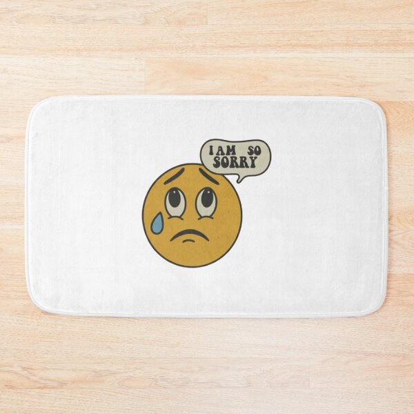 Item preview, " I am so sorry emoji ". crying emoji face designed and sold by Obinne.