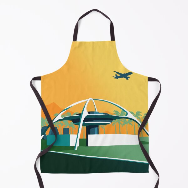 Item preview, LAX Theme Building_Vintage Color designed and sold by Architecture Posters.
