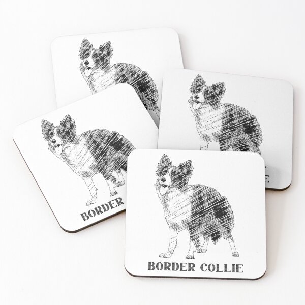 Item preview, Border Collie sketch designed and sold by Szkicerka.