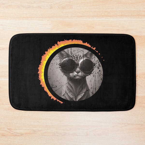 Item preview, Solar Eclipse 2024 Cat Wearing Solar Eclipse Glasses designed and sold by Slassyat.