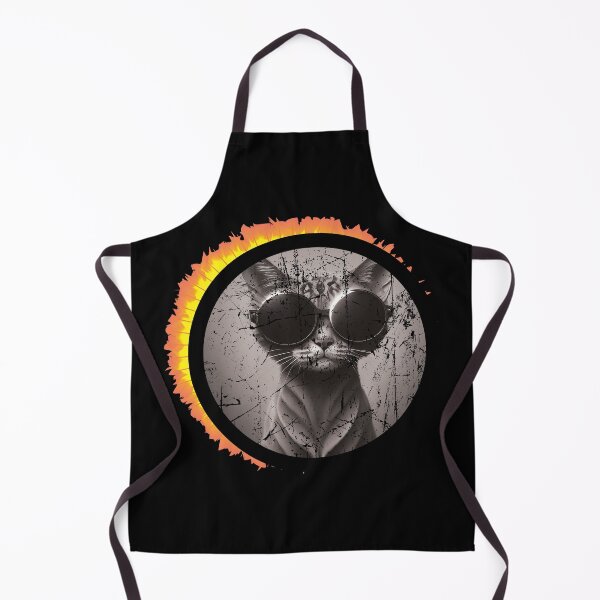 Item preview, Solar Eclipse 2024 Cat Wearing Solar Eclipse Glasses designed and sold by Slassyat.