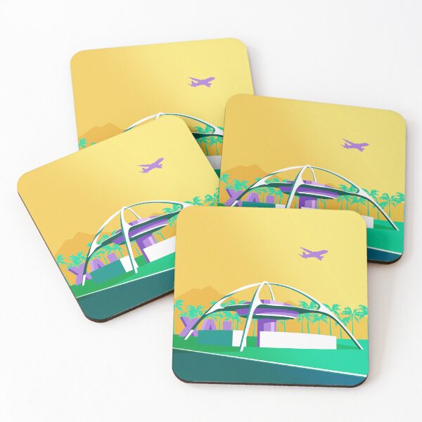 Item preview, LAX Theme Building_Pop Color designed and sold by Architecture Posters.