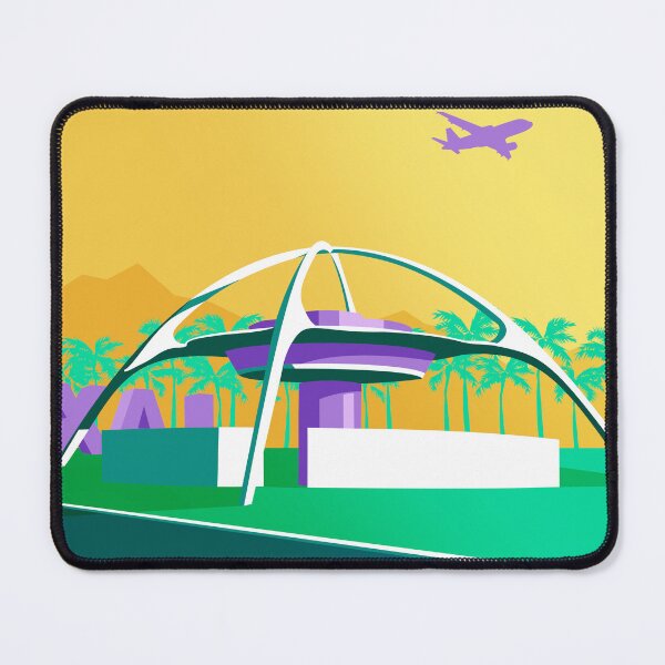 Item preview, LAX Theme Building_Pop Color designed and sold by Architecture Posters.