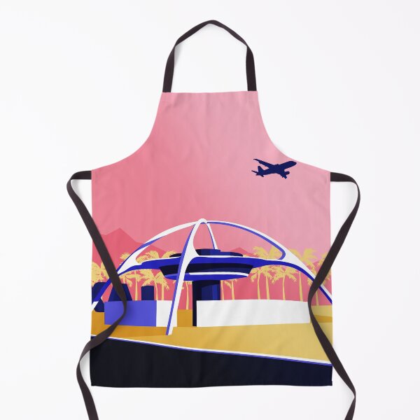 Item preview, LAX Theme Building_Pink designed and sold by Architecture Posters.