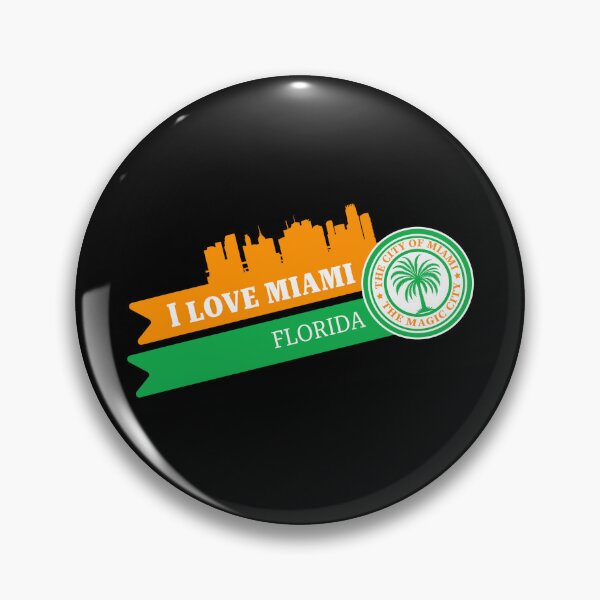 Item preview, I Love Miami - Palm Tree, Coat of Arms, Miami Skyline designed and sold by patriotwardrobe.