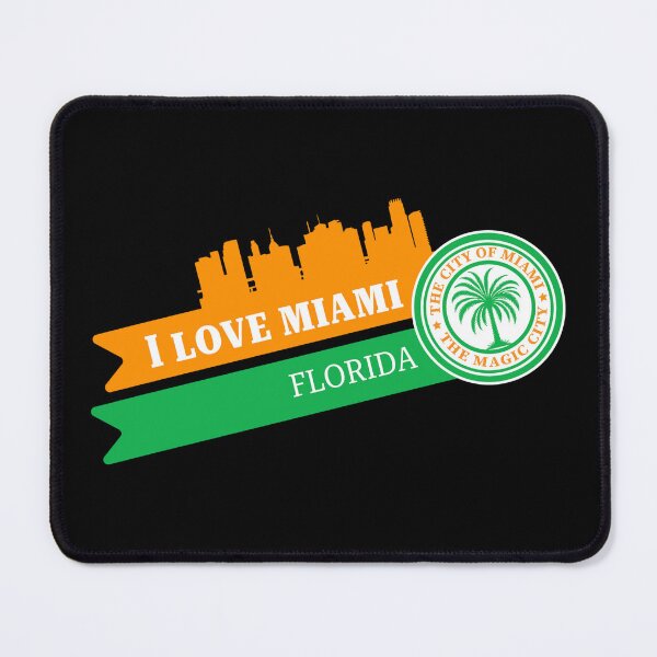 Item preview, I Love Miami - Palm Tree, Coat of Arms, Miami Skyline designed and sold by patriotwardrobe.