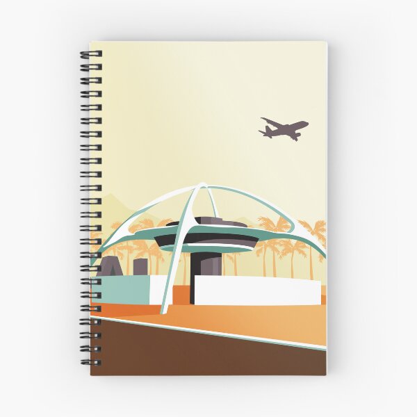 Item preview, LAX Theme Building_Vintage 2 designed and sold by Architecture Posters.