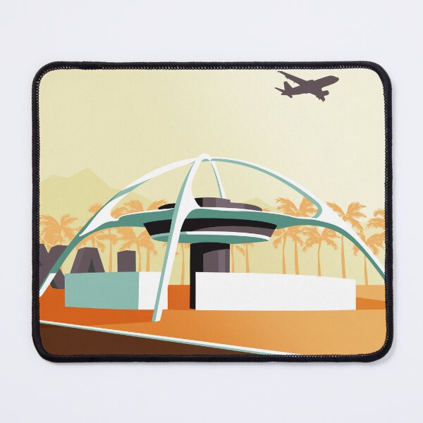 Item preview, LAX Theme Building_Vintage 2 designed and sold by Architecture Posters.