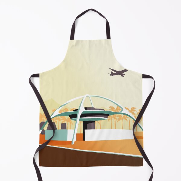 Item preview, LAX Theme Building_Vintage 2 designed and sold by Architecture Posters.