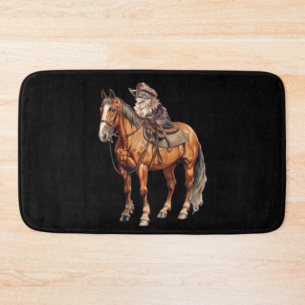 Item preview, Cowboy Cat Riding on Horse designed and sold by Promoc.