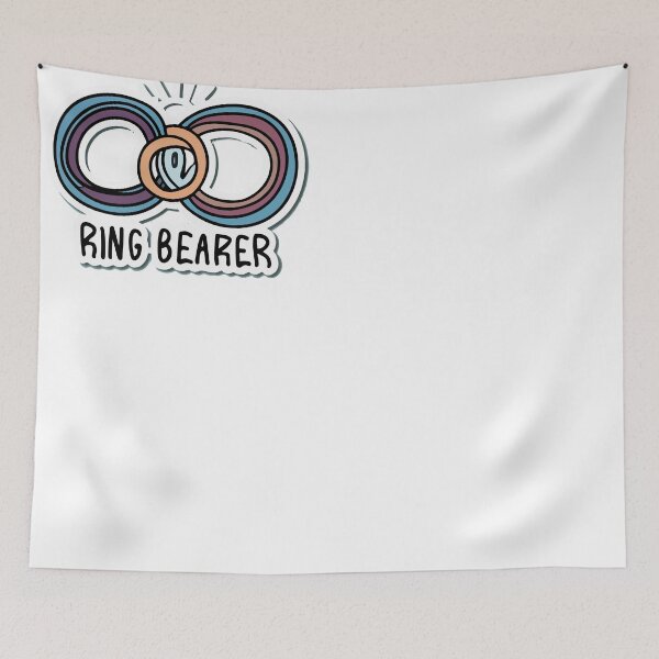 Item preview, Ring Bearer Playful Wedding Sticker designed and sold by NiftyWrx.