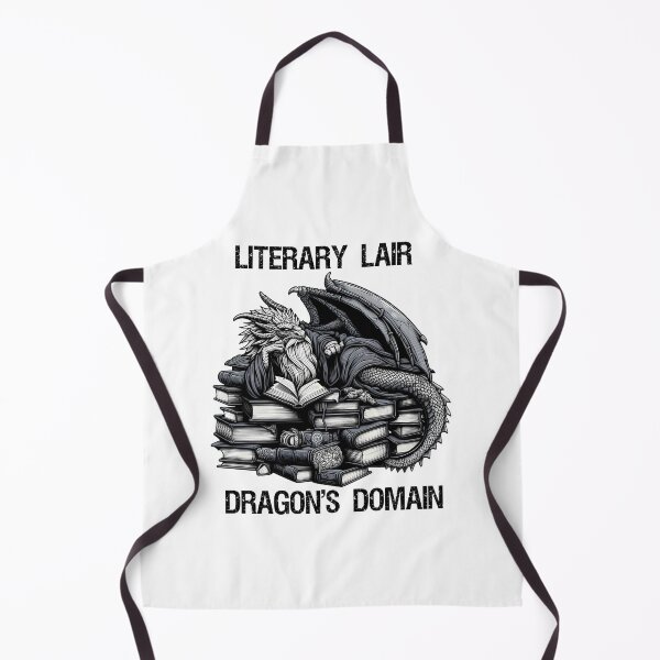 Item preview, Old Dragon on the pile of books designed and sold by Irbisinthebox.