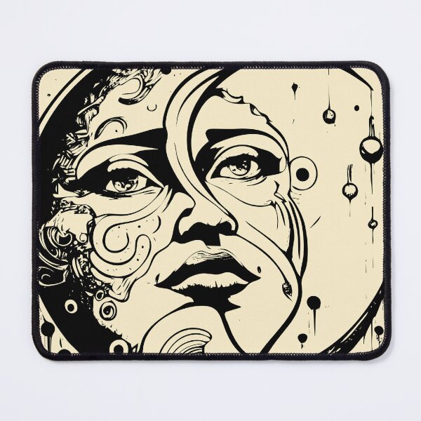 Item preview, Moony face designed and sold by SoulOfTrees.