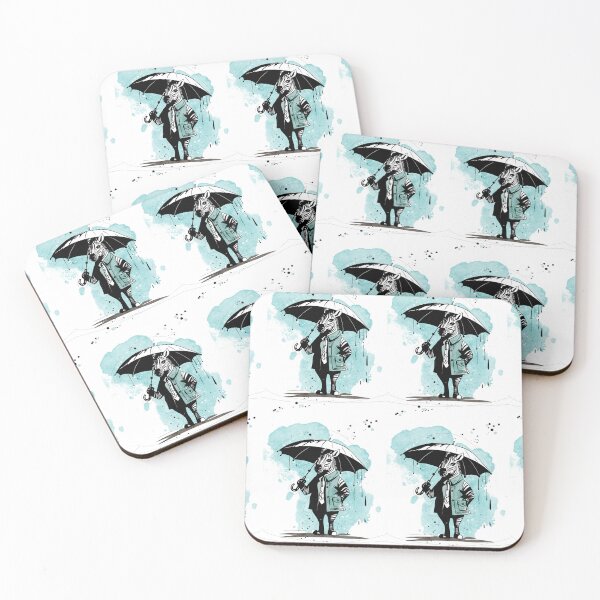 Item preview, Zebra with an umbrella illustration designed and sold by SimoesArtistry.