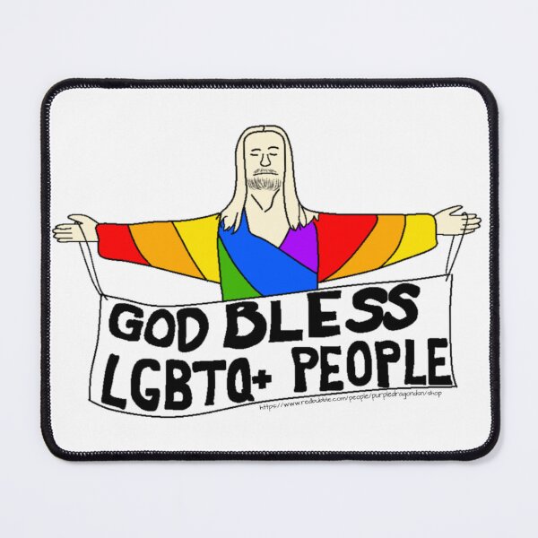 Item preview, God Bless LGBTQ+ People designed and sold by purpledragondsn.