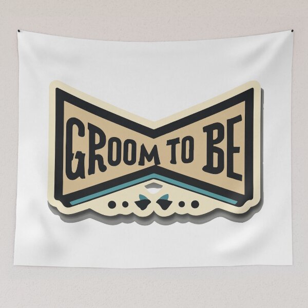 Item preview, Chic Groom to Be Bow Tie Design designed and sold by NiftyWrx.