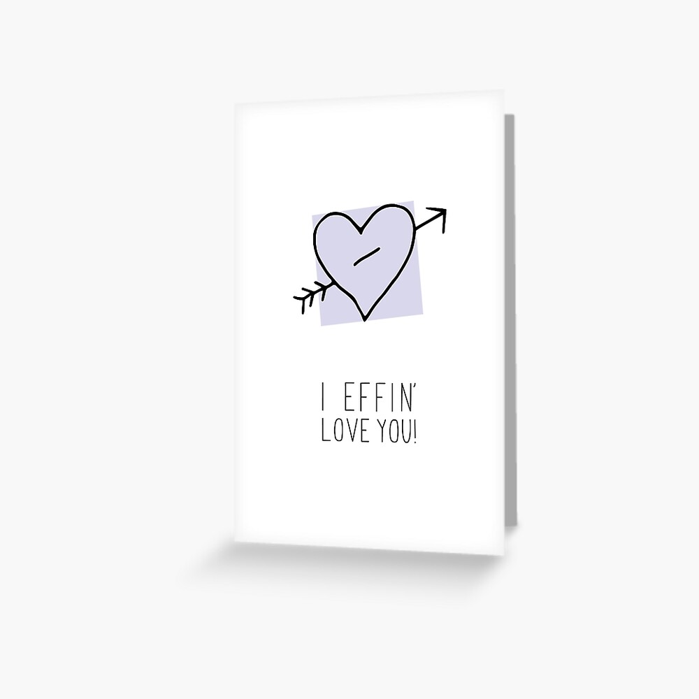 Passionately in Love Greeting Card