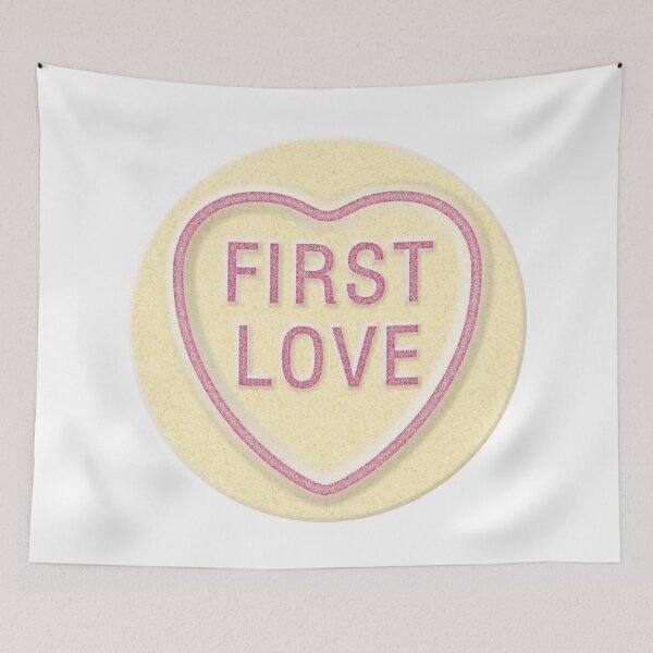 Item preview, NDVH Love Heart FIRST LOVE designed and sold by Nik’s T-Shirts.