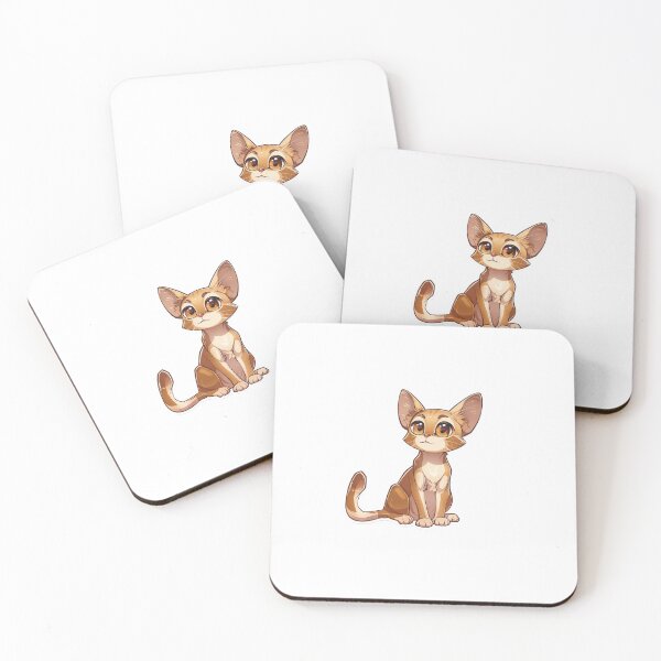 Item preview, Abyssinian Kawaii Famous Cat Breeds Animal Inspired Art and Stickers designed and sold by CDC40.