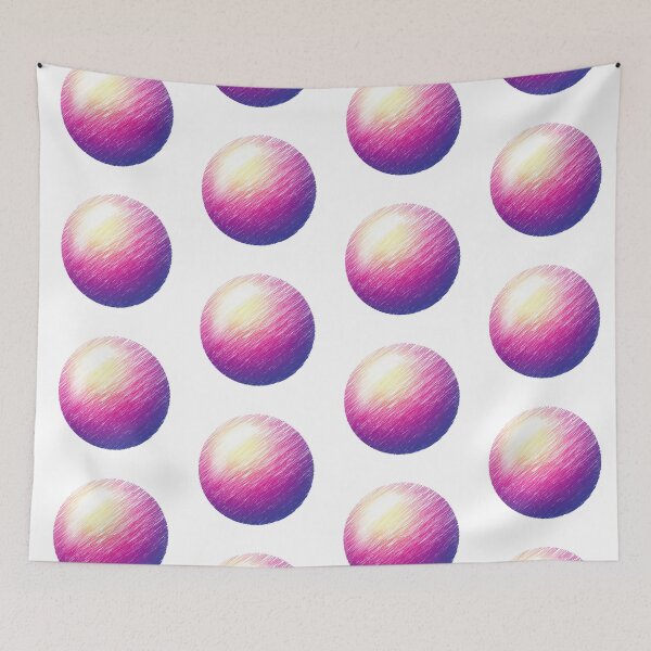 Item preview, Colorful ball sphere sketch pattern designed and sold by Szkicerka.